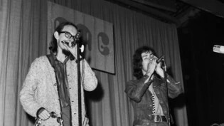 Die Schweizer Rockgruppe Krokodil bei einem Auftritt 1969. (Archivbild)