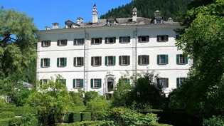 Gruene "Juwelen": Zentrales Element im Garten der Casa Battista (Hotel "Palazzo Salis") in Soglio sind die Buchshecken.