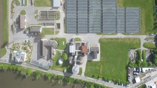 Neues Projekt: Das Solarfaltdach von DHP Technology wird dereinst die Kläranlage in Wildon in der Steiermark auf einer Fläche von rund 10’700 Quadratmetern überspannen.